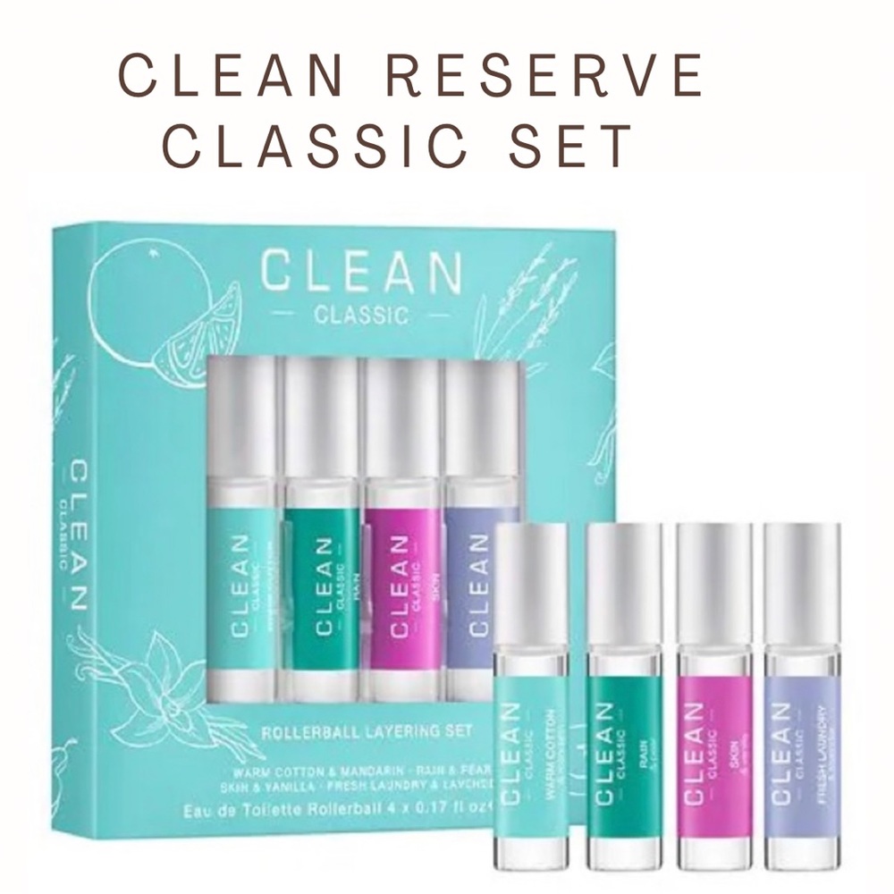 NEW Clean Classic Rollerball Layering Set